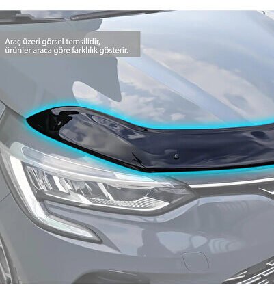 ISUZU D-MAX 2012-2017 ARACA ÖZEL KAPUT RÜZGARLIĞI A+ PİANOBLACK 4MM