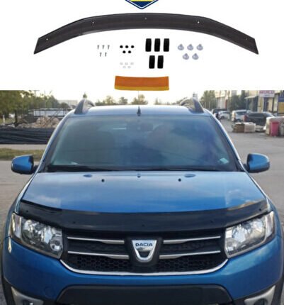 Dacia Sandero 2012-2020 Kaput Rüzgarlığı Koruyucu Ön Kaput Koruma ve Rüzgarlık Aksesuarı