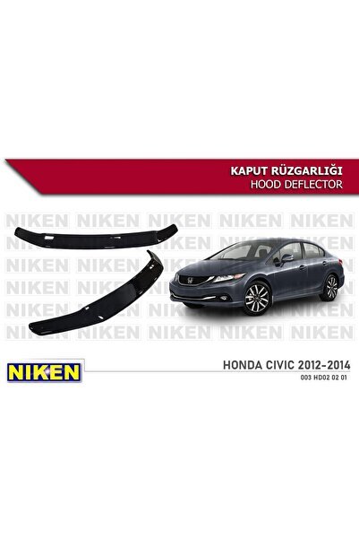 1_org_zoom-2706.jpg Honda civic fb7 uyumlu kaput rüzgarlığı koruyucu 2012 / 2014 - Görsel 1