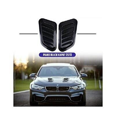 Her Araca Uyumlu Kaput Üstü Havalandırma Izgarası