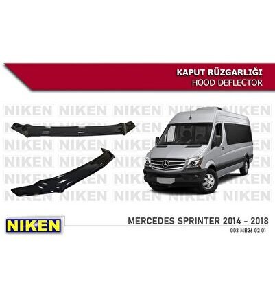 Mercedes sprinter kaput rüzgarlığı koruyucu 2014 / 2018