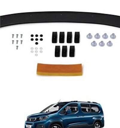 Peugeot Rıfter Kaput Koruma / Kaput Rüzgarlığı Koruyucu 2019+ Uyumlu