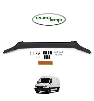 Mercedes Sprinter W906 Ön Kaput Koruma Rüzgarlığı 3mm Akrilik (abs) Parlak Deflektör 2006-14