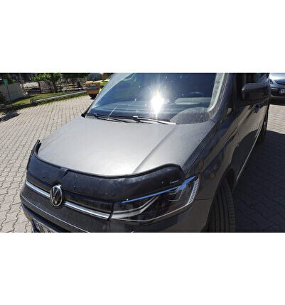 Caddy Kaput Rüzgarlığı Maskesi 2021 ve üzeri Parlak Siyah