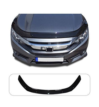 Honda Civic Uyumlu 2016-2021 Abs Kaput Rüzgarlığı