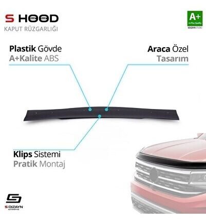 Opel Uyumlu Frontera ABS Plastik Kaput Rüzgarlığı 0 A+Kalite Parça