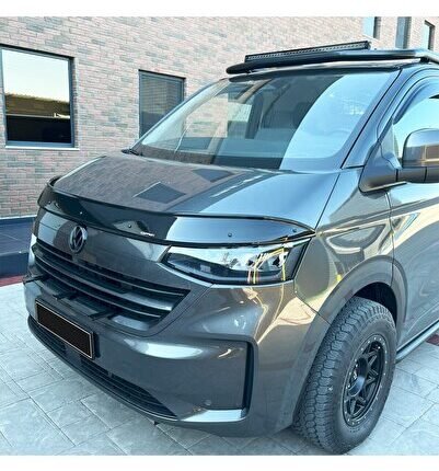 Transporter T7 Kaput Rüzgarlığı Maskesi 2024+ Parlak Siyah