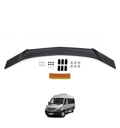 Mercedes Sprinter W906 Ön Kaput Koruma Rüzgarlığı 3mm Akrilik (abs) Parlak Deflektör 2014-2018