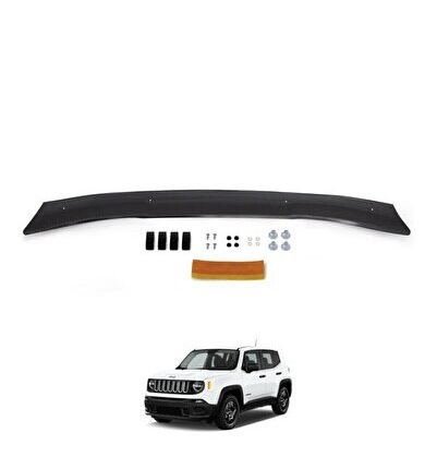 Tegin Jeep Renegade 2015 2016 2017 2018 2019 2020 Ön Kaput Koruyucu Rüzgarlığı