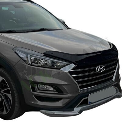 HYUNDAİ TUCSON 2016-2020 ARACA ÖZEL KAPUT RÜZGARLIĞI A+ PİANOBLACK (4MM)