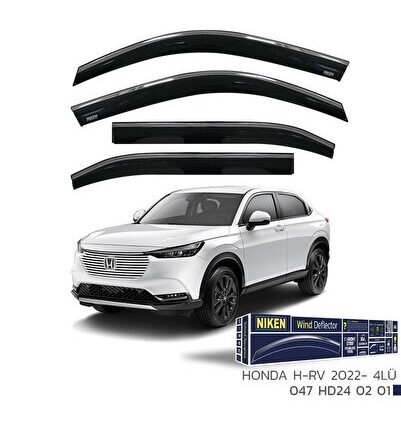 Honda Hrv Kromlu Cam Rüzgarlığı 4lü Set 2022 2023