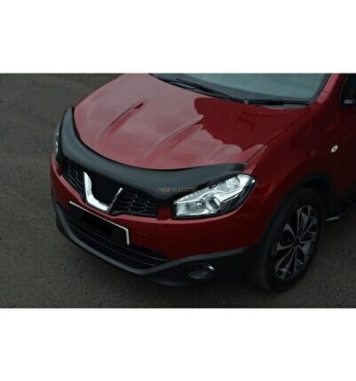 Nissan Qashqai Kaput Rüzgarlığı Koruma 2010-2013 araıs 4 mm Parlak Siyah