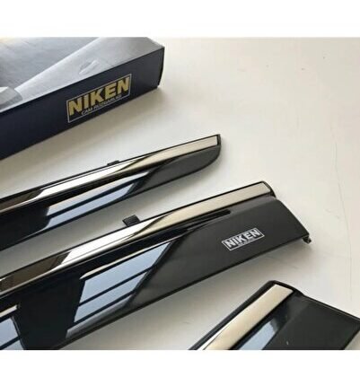 NİKEN Ford Connet 2015-2022 Arası Kromlu Cam Rügarlığı