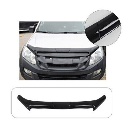 Isuzu D-Max Uyumlu 2006-2012 Abs Kaput Rüzgarlığı