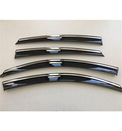 Vw Amarok Kromlu Cam Rüzgarlığı 4'lü Set (2011-2021)