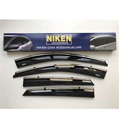 Fiat Doblo Kromlu Cam Rüzgarlığı 4 'lü Doblo Iı 2010