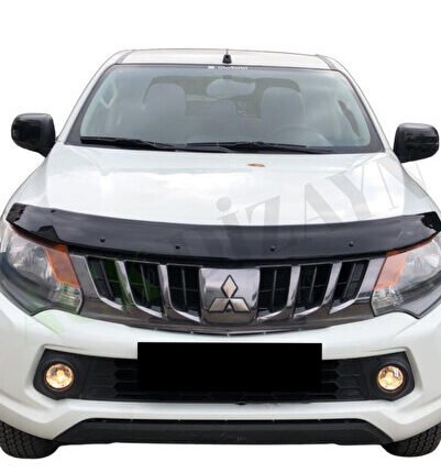 MİTSUBİSHİ L200 2015-2019 ARACA ÖZEL KAPUT RÜZGARLIĞI A+ PİANOBLACK 4MM