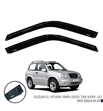 Suzuki grand vitara (Tek Kapı) cam rüzgarlığı 1999 / 2005 2li