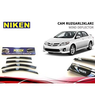 Toyota Corolla Kromlu Cam Rüzgarlığı 2007-2012