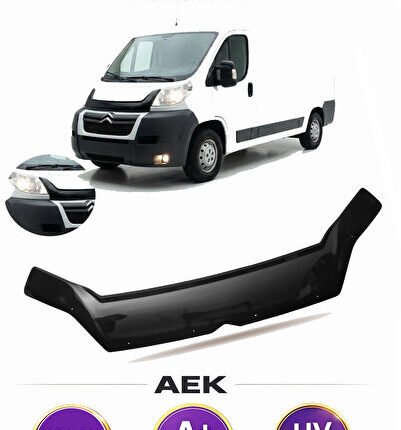 CİTOREN JUMPER 2014+ ARACA ÖZEL ÜRETİM "4MM" KAPUT RÜZGARLIĞI A+ (PİANOBLACK)