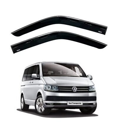 Vw Transporter T5 Kromlu Cam Rüzgarlığı 2' li 2003-2015 arası uyumlu