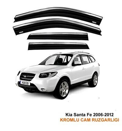 Hyundai Santa Fe Kromlu Cam Rüzgarlığı 2006-2012 Arası