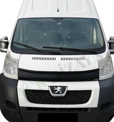 FİAT DUCATO / PEUGEOT BOXER 2006-2014 ARACA ÖZEL KAPUT RÜZGARLIĞI A+ PİANOBLACK 4MM