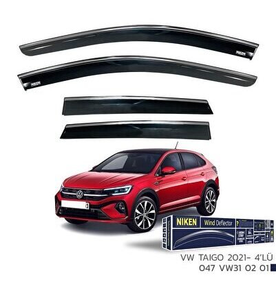 Volkswagen Taigo Uyumlu Kromlu Cam Rüzgarlığı Niken Parça