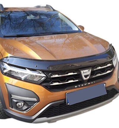 DACİA SANDERO 2021+ ARACA ÖZEL KAPUT RÜZGARLIĞI A+ PİANOBLACK 4MM