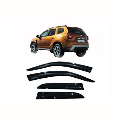 Dacia Duster 2018-2020 Cam Rüzgarlığı 4 Lü Set Yeni Duster Uyumlu