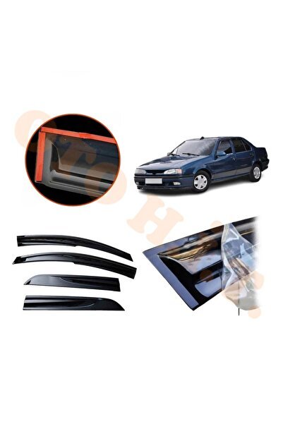 1_org_zoom-4764.jpg RENAULT EUROPA CAM RÜZGARLIĞI PARLAK SİYAH TAM UYUMLU - Görsel 1