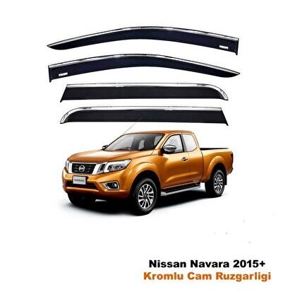 Nissan Navara Kromlu Cam Rüzgarlığı 2015 Sonrası