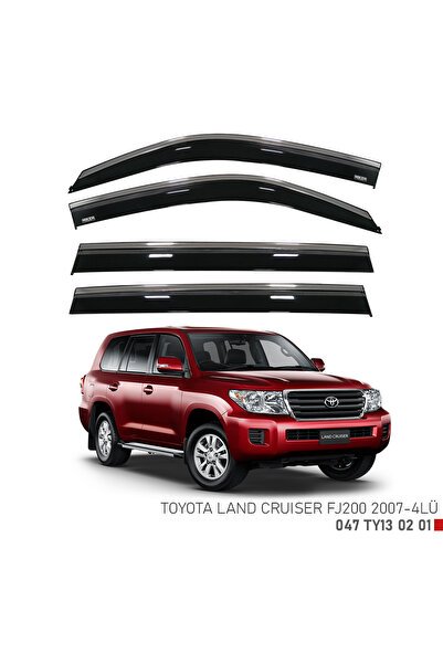 1_org_zoom-4924.jpg Toyota Land Cruiser Fj200 2007 Sonrası Kromlu Cam Rüzgarlığı 4Lü - Görsel 1