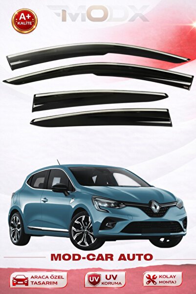 1_org_zoom-5018.jpg RENAULT CLİO 5 2019+ ARACA ÖZEL KROM ŞERİTLİ CAM RÜZGARLIĞI A+ (PİANOBLACK) - Görsel 1