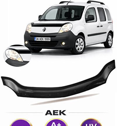 RENAULT KANGOO 2009-2013 ARACA ÖZEL ÜRETİM "4MM" KAPUT RÜZGARLIĞI A+ (PİANOBLACK)