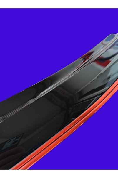 1_org_zoom-5089.jpg Peugeot 306 Çift Sıra Kırmızı Kromlu Cam Rüzgarlığı - Görsel 1