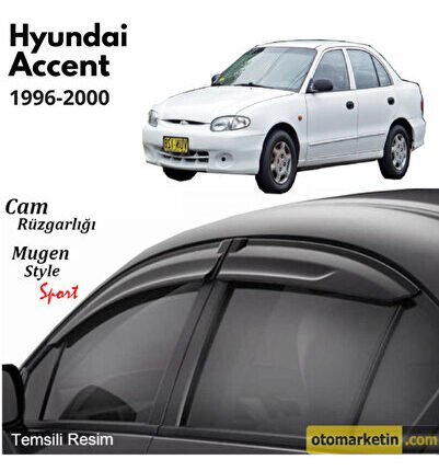 Hyundai Accent Mugen Cam Rüzgarlığı 1996-2000