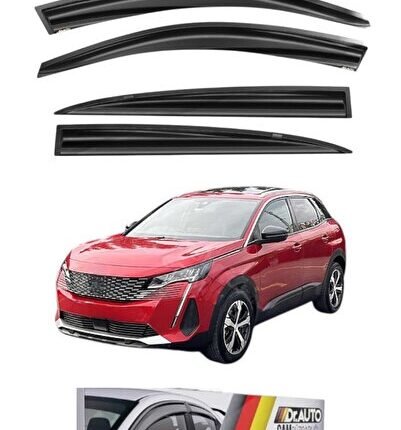 Peugeot 3008 2016-2024 Arası Cam Rüzgarlığı 4lü