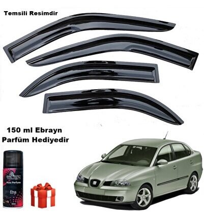 Seat Cordoba Mügen Cam Rüzgarlığı 2003-2009 Arası 4 Lü Takım +500ml Lastik Parlatıcı
