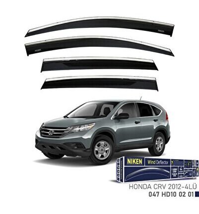 Honda Crv Kromlu Cam Rüzgarlığı 4lü Set 2012 2018