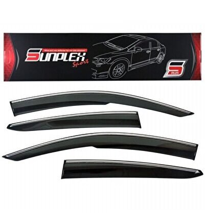 Sunplex Kromlu Uyumlu Plus 4'lü Cam Rüzgarlığı