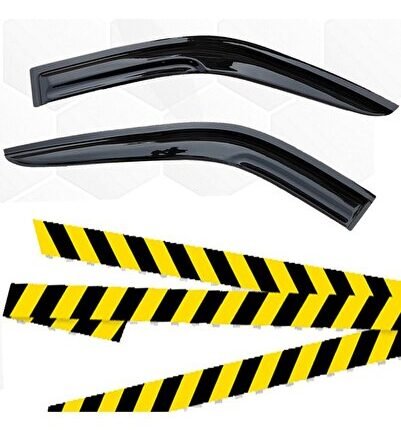 Vw Caddy Mügen Cam Rüzgarlığı 2011-2020 Arası 2 Li Set