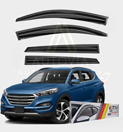 Hyundai Tucson 2015-2020 Arası Cam Rüzgarlığı 4lü