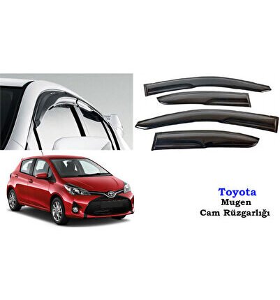 Toyota Yaris Mugen Cam Kenar Rüzgarlığı 2013-