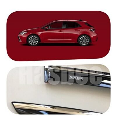 Toyota Corolla hb Kromlu Cam Rüzgarlığı Niken 2019+