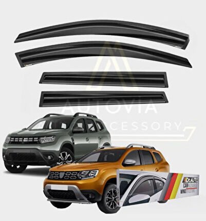 Dacia Duster 2017 ve Sonrası Cam Rüzgarlığı 4lü