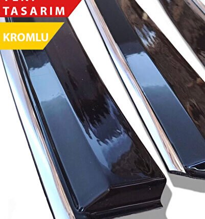 Opel Astra H 2004-2013 Kromlu Cam Rüzgarlığı 4'lü Paket