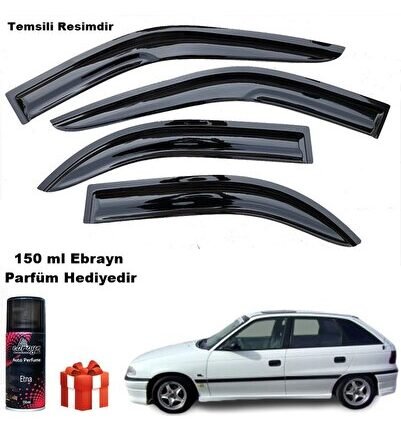 Opel Astra F Mügen Cam Rüzgarlığı hb 1991-1997 Arası 4 Lü Takım Koku Hediyeli