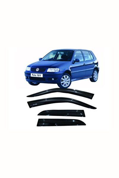 1_org_zoom-5588.jpg Vw Polo Hb Cam Rüzgarlığı 1997 Model Tam Uyumlu 4 Parça Parlak Siyah Şık Tasarımlı Tam Uyumlu - Görsel 1