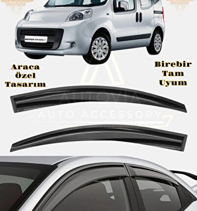 Peugeot Bipper Cam Rüzgarlığı 2li